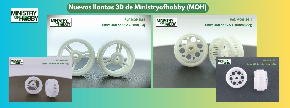 Llantas 3D resina